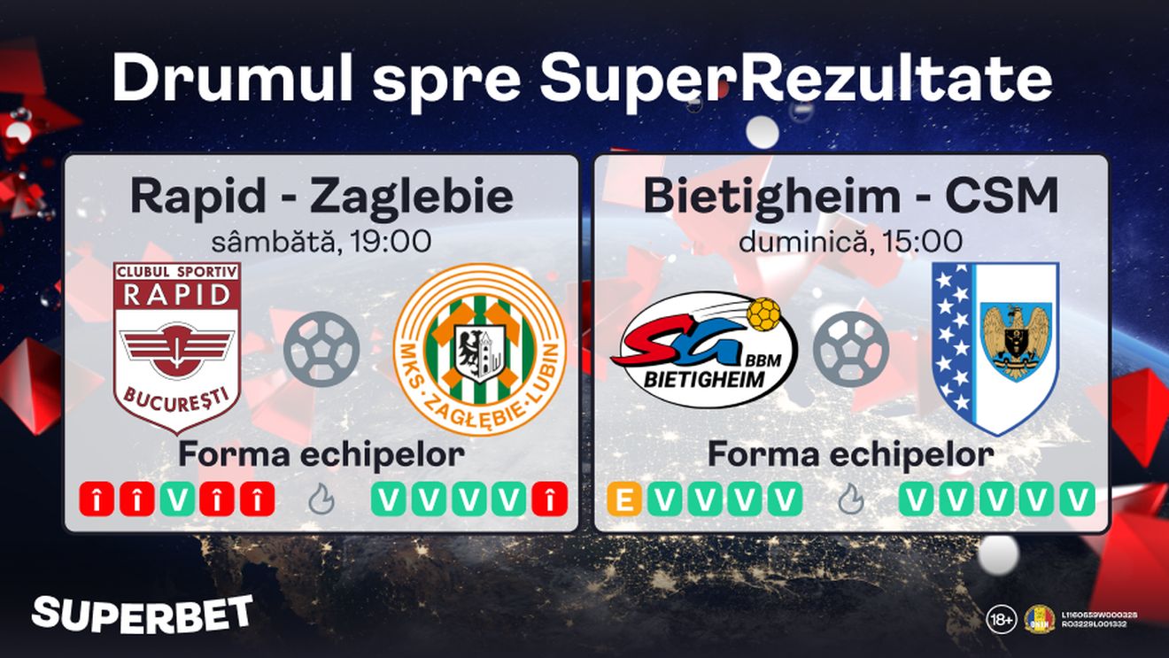 ADVERTORIAL | E weekend, e SuperHandbal! CSM și Rapid joacă în Liga Campionilor