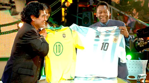 Legendele fotbalului mondial se iau iar la trântă!** Pele: „Neymar e mai tare ca Messi” / Maradona: „Ai luat pastilele greșite?”