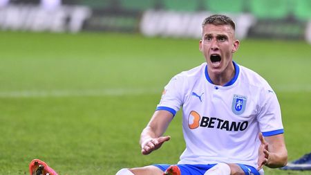 Ivan Mamut, luat peste picior după CS U Craiova - Chindia 0-1. „Nu dă gol nici din 2 metri! Zici că e mamutul de la Antipa!”