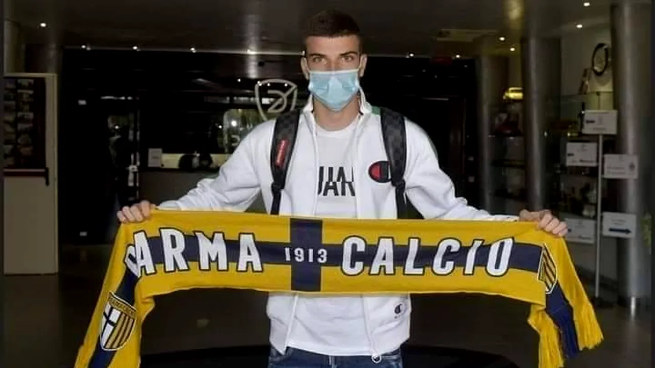 Valentin Mihăilă a ajuns în Italia! Cât plătește Parma pe atacantul Universității Craiova | FOTO