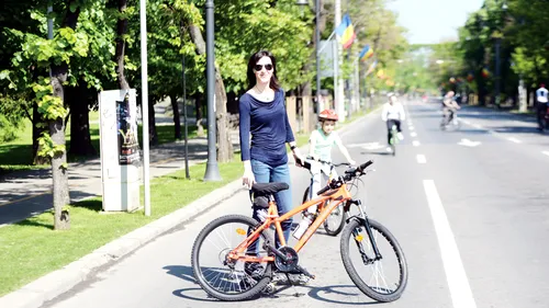 Biciclești sau Triciclești? Oana Pantelimon a dat startul unei zile pline de energie