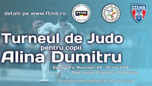 Înscrieri pe ultima sută de metri la Turneul de Judo pentru copii "Alina Dumitru", ediția a II-a