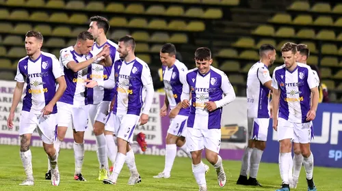 FC Argeș – FC Voluntari 2-1, Video Online, în etapa a 9-a din Liga 1 | Piteștenii bifează al treilea meci fără înfrângere! Mihai Teja, al treilea eșec la rând