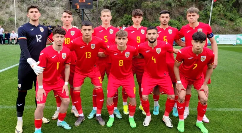 Naționala României sub 18 ani a început cu înfrângere stagiul de pregătire din Spania. Cei șase jucători din Liga 2 convocați, pe teren