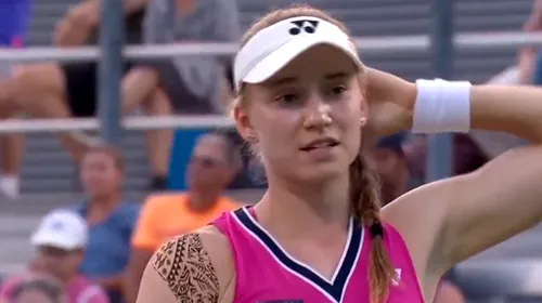 Latura nevăzută a Elenei Rybakina! Ce i-a putut spune numărul 4 WTA antrenorului, în timpul meciului cu Jelena Ostapenko de la Cincinnati | VIDEO