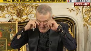 Moment tulburător la TV! Gigi Becali a început să plângă în fața camerelor, în seara de Crăciun: „Sunt momente când îmi dau lacrimile!” | FOTO