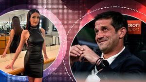Cristi Chivu, dialog cu subînțeles cu Monica, prezentatoarea TV care s-ar iubi în secret cu șeful Interului: „Mă dau afară dacă spun”