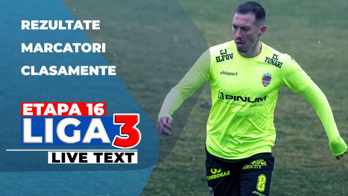 A reînceput Liga 3, cu două echipe în minus! Două echipe au înscris câte 7 goluri. Bistrița a câștigat derby-ul cu ACS Mediaș, liderii SCM Râmnicu Vâlcea și CS Tunari s-au impus în fața principalei urmăritoare, iar Minaur Baia Mare a învins Zalăul și a preluat șefia în Seria 10