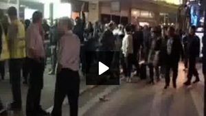 Fanii steliști au TURBAT!** Ultrașii au aruncat cu crenvurști în ambasada Poloniei și au trecut la "vânătoare de italieni"