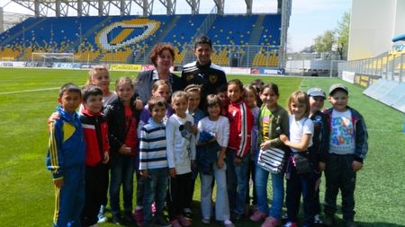 Antrenament cu public. Copiii au invadat arena "Ilie Oană". Hoban: "Avem nevoie de sprijinul fanilor. Sunt sigur că de această dată vom câștiga"