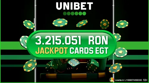 3.215.051 RON – Jackpot epic câștigat în Cazinoul Unibet pe 24 ianuarie