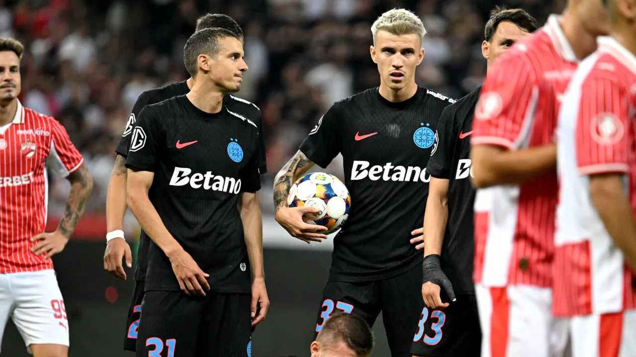 🚨 Dinamo București – FCSB 2-1, Live Text Online în etapa 4 din Superliga. Echipa lui Zeljko Kopic conduce la pauză
