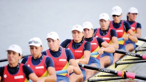 Medalie de aur** pentru echipajul feminin de 8+1 al României
