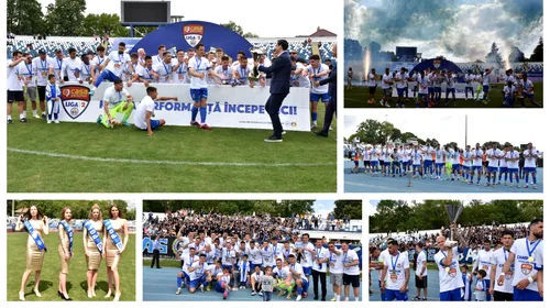 VIDEO | Poli Iași a primit trofeul Ligii 2! Jucătorii au făcut turul de onoare al stadionului cu medaliile de campioni, Răzvan Burleanu a fost huiduit de un întreg stadion