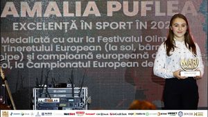 Discursul Amaliei Puflea care a emoționat întreaga sală la Gala Mari Sportivi! "Cea mai frumoasă poveste a sportului românesc va învinge. Hai România" | VIDEO