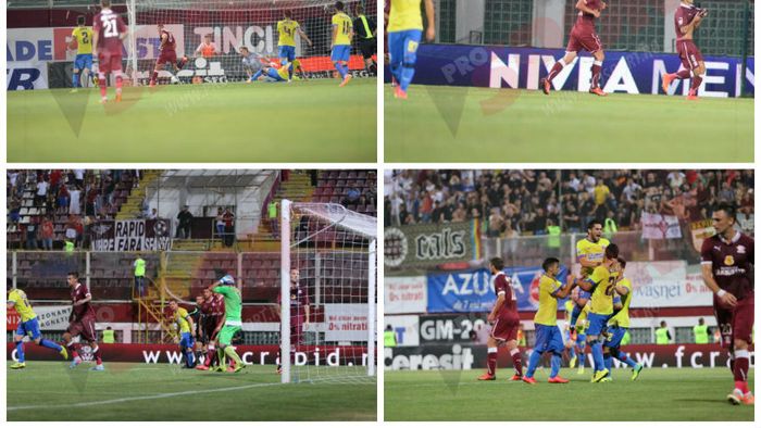 Rapid-Steaua 1-3. Pancu a deschis scorul cu o bijuterie tehnică, dar campionii s-au impus fără probleme