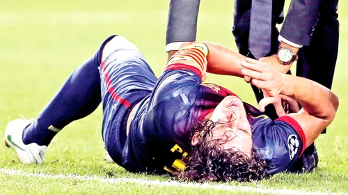 Pierdere grea pentru Barcelona!** Puyol a fost operat la genunchi și ar putea rata dubla cu PSG