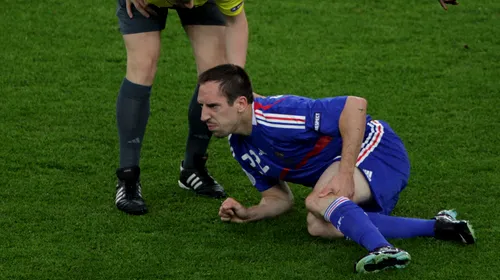 Ribery a părăsit plângând terenul! Franța joacă în 10