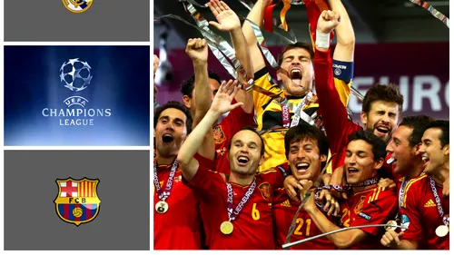 Dominația Spaniei în Liga Campionilor. Ibericii conduc la numărul de goluri și prezențe în cea mai importantă competiție intercluburi din Europa
