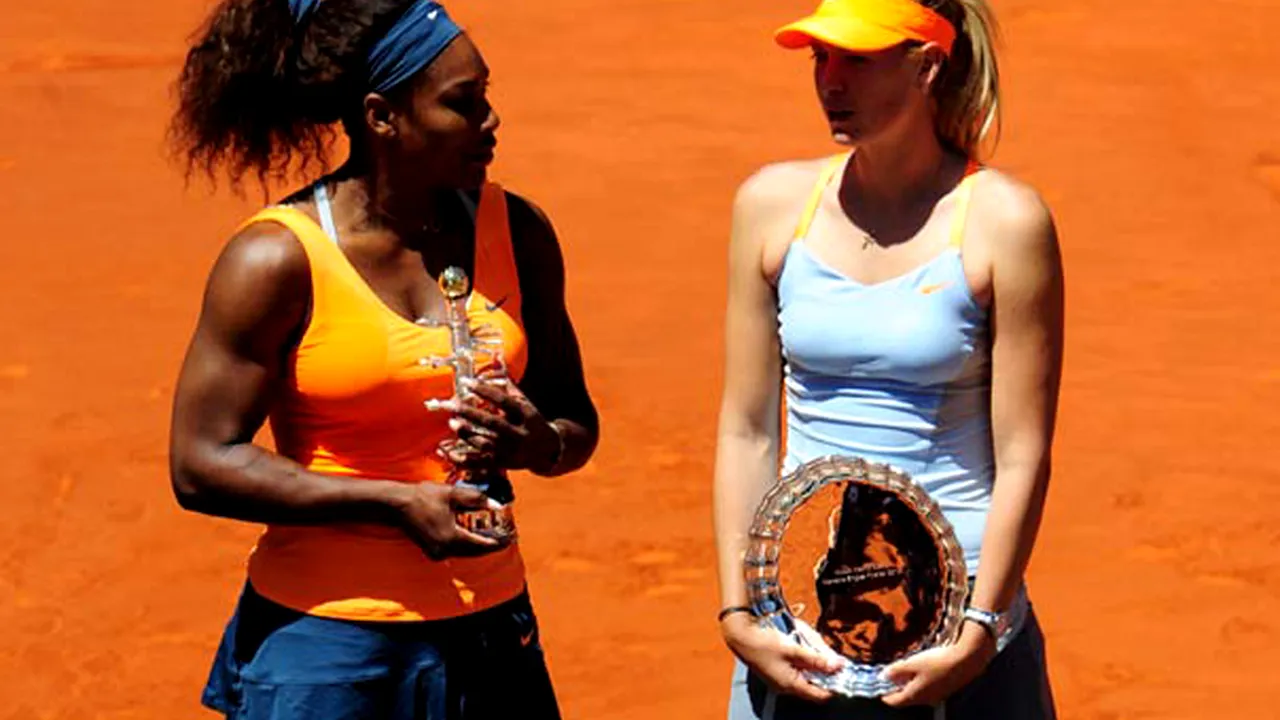 Serena a redevenit regină la Paris: Williams - Șarapova 6-4; 6-4