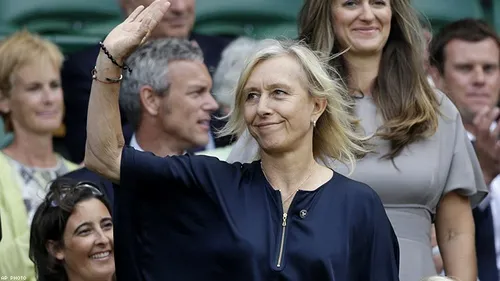 Probleme pentru legendara Martina Navratilova. Plătește pentru că a susținut că sportivii transsexuali nu au ce căuta în competițiile feminine: 