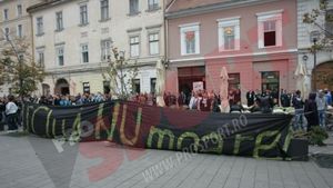 FOTO** Clujenii au ieșit din nou în stradă pentru a protesta împotriva mutării echipei la Buzău