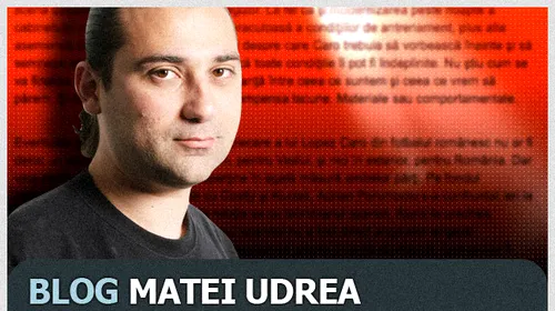 Editorial Matei Udrea: Acasă la performanță