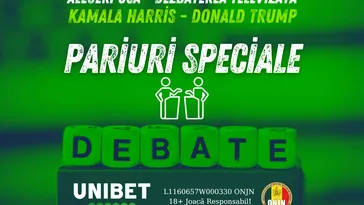 Dezbaterea electorală din SUA: Unibet a pregătit pariuri speciale. ADVERTORIAL