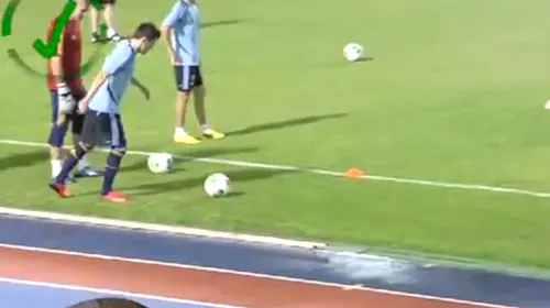 VIDEO: SUPER FAZĂ‚ la antrenamentele Spaniei! Valdes a arătat de ce e portar, Alba a fost aproape, Villa le-a dat clasă :)