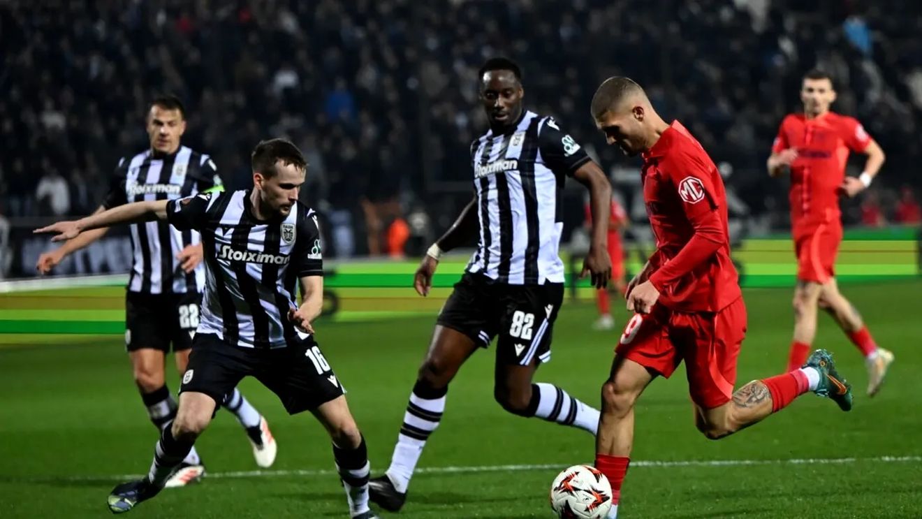 „Șanse mici să joace!”. Încă o absență înainte de FCSB - PAOK