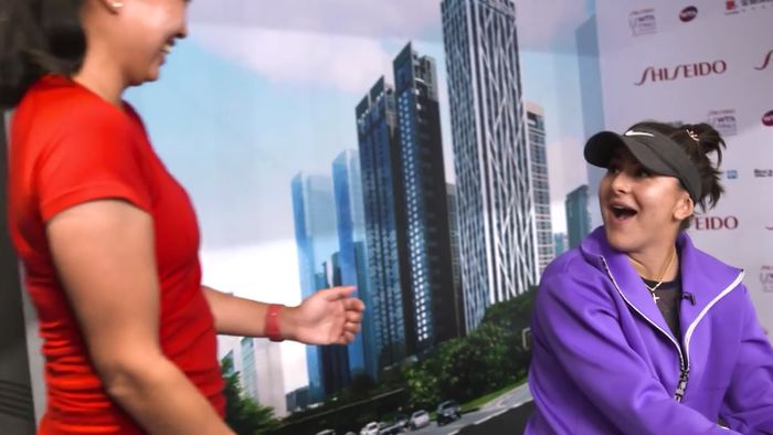 "Pe bune?" | VIDEO de milioane: momentul care a uluit-o pe Bianca Andreescu la Turneul Campioanelor 2019