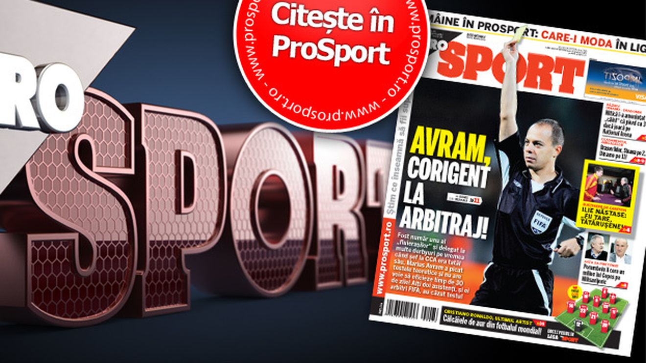 Marius Avram, out din arbitraj!