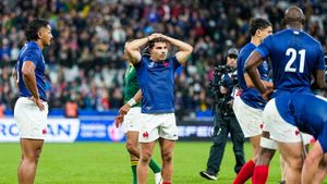 Franța, eliminare dramatică de la Cupa Mondială de Rugby pe care o găzduiește! Imaginile deznădejdii pe Stade de France | FOTO