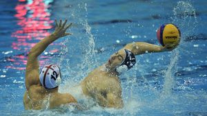 Prima victorie pentru tricolori. Georgia - România, scor 11-13, în grupa A europeană a Ligii Mondiale la polo