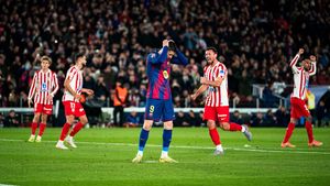 Lewandowski a executat cel mai prost penalty din cariera lui. Barcelona a pecetluit soarta golgheterului polonez