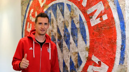Miroslav Klose a revenit la Bayern! Rolul pe care îl va avea golgheterul all-time al Cupei Mondiale la clubul bavarez