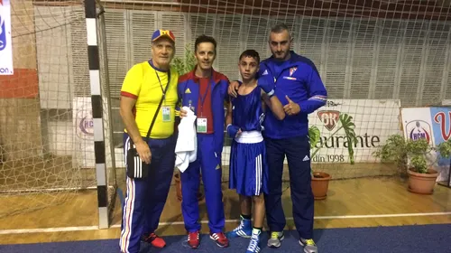 SPECIAL | Boxerul cu inimă de leu din Valea Lupului. Eusebiu Tîrzoman a obținut a doua victorie tricoloră la Campionatele Europene de cadeți de la Râmnicu Vâlcea