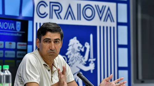Victor Piţurcă începe să aibă temeri la U Craiova: ”Nu mai sunt aşa de tare în gură ca la început…”