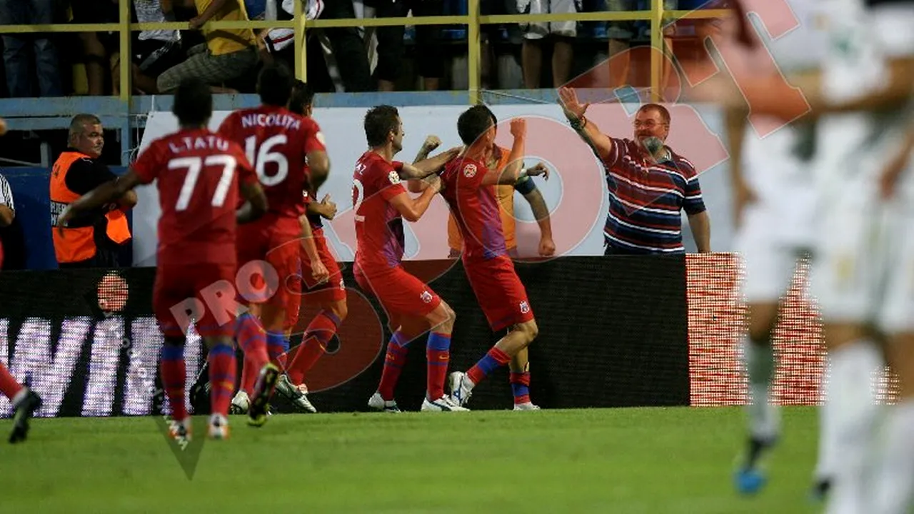 Steaua urcă pe doi și o așteaptă pe ȚSKA!** Steaua - 