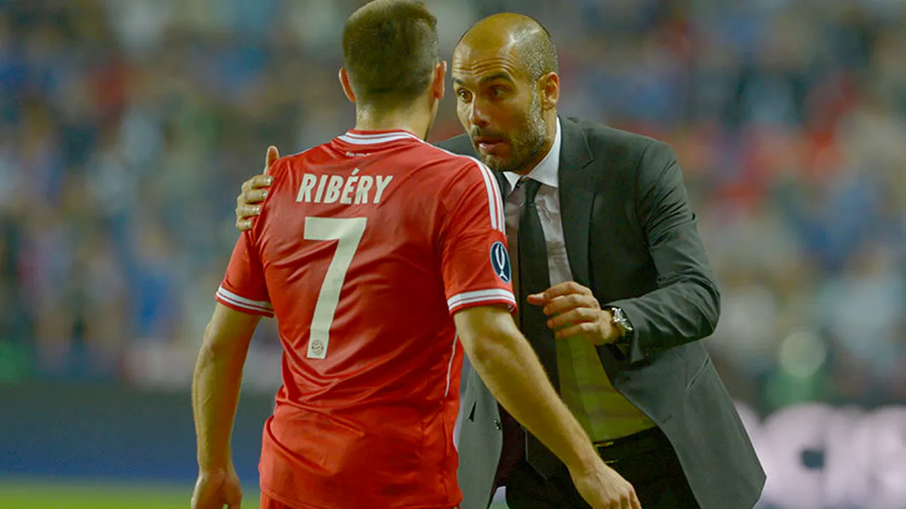 Reacția plină de gentilețe a lui Pep Guardiola după atacul fără perdea al lui Ribery