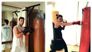 Antrenamentele anului 2014: Halep în ring, Cibulkova pe bicicletă, Raonic pe bârnă, Berdych cu haltere, Wozniacki la maraton. "Ai crede că am uitat cum să jucăm tenis"