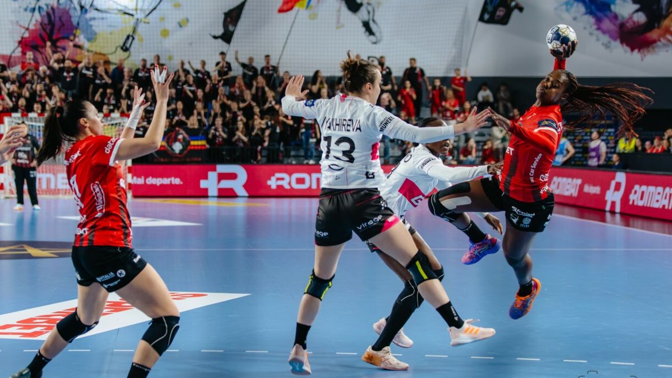 CSM București și Gloria Bistrița au pierdut în play-off-ul Ligii Campionilor la câte un gol! Calificarea în Final Four se joacă săptămâna viitoare