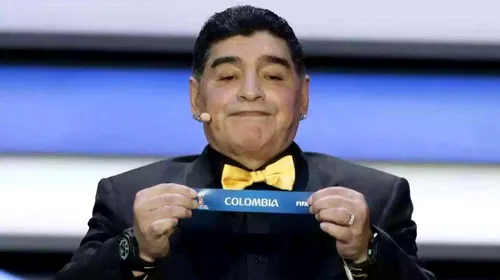 De ce a apărut Maradona cu două ceasuri la tragerea la sorți pentru Cupa Mondială