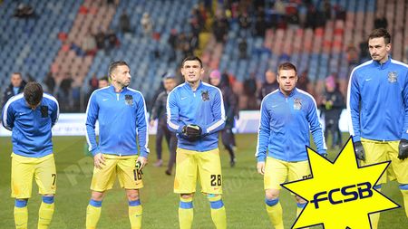 Steaua a înregistrat la OSIM o emblemă nouă și culorile galben și albastru. FOTO | Cu ce logo vrea să joace campioana din retur
  
