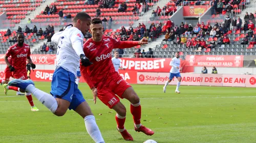 UTA Arad – Farul Constanța 1-1, în etapa 7 din Superliga. Trupa lui Gică Hagi egalează pe final și pleacă cu un punct de pe Stadionul „Francisc Neuman”!