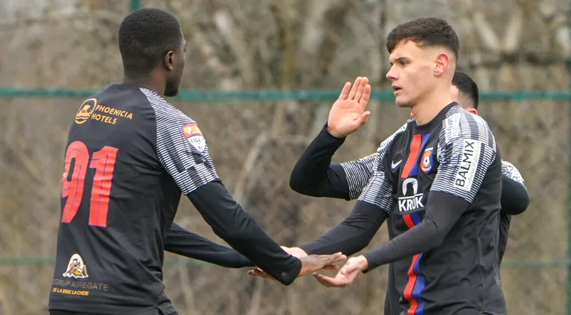 Chindia a defilat în primul amical al anului, contra Vulturii Fărcășești! Ultimul jucător transferat a reușit un hattrick. Ilie Poenaru e mulțumit ”într-o mare măsură”