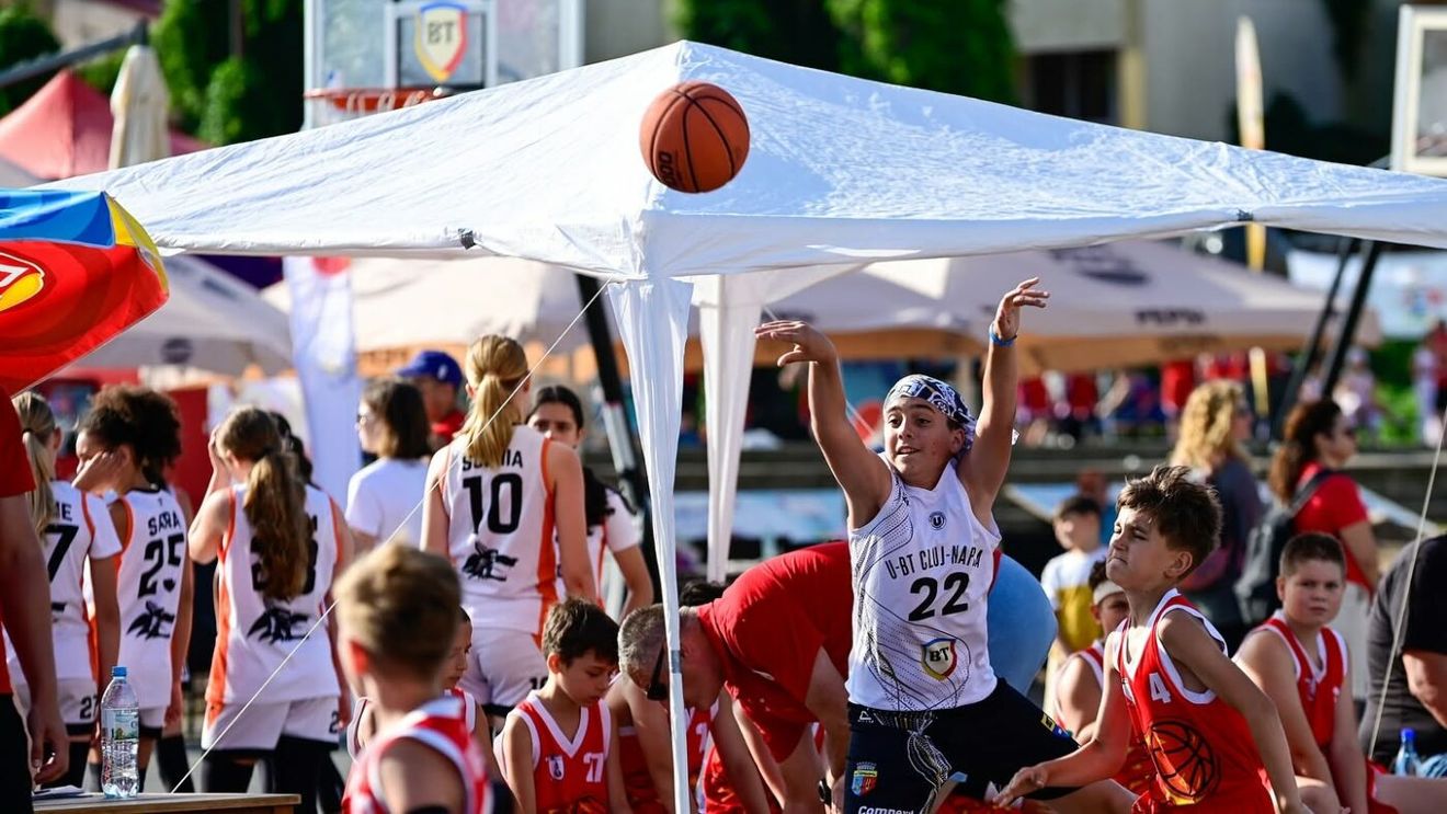 5.000 de sportivi până în 12 ani joacă baschet la Costinești! Unde poți vedea meciurile celor mici