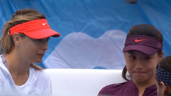 VIDEO | Faza începutului de an în tenis! Are doar 17 ani și își va aminti mereu de Șarapova. Moment emoționant la Shenzhen: "Ai grijă, ok?"