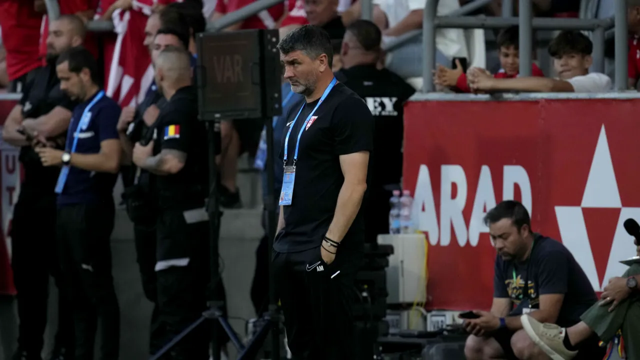 UTA s-ar mulțumi cu remiza și pe „Cluj Arena”, dar Mihalcea nu-și bagă echipa cu fundul în poartă: „Vom improviza!”
