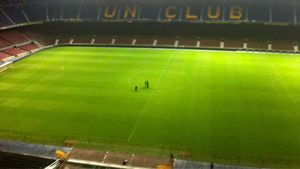 FOTO O imagine cât 1.000 de cuvinte!** Cum și-a luat Guardiola ADIO de la Camp Nou